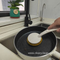 Gold Plated PET Cleaning Scourer with Handle